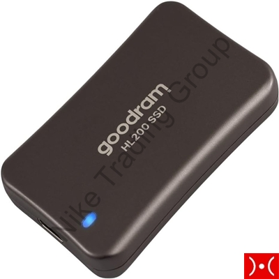 Goodram SSD esterno 256GB Black USB Type-C + A